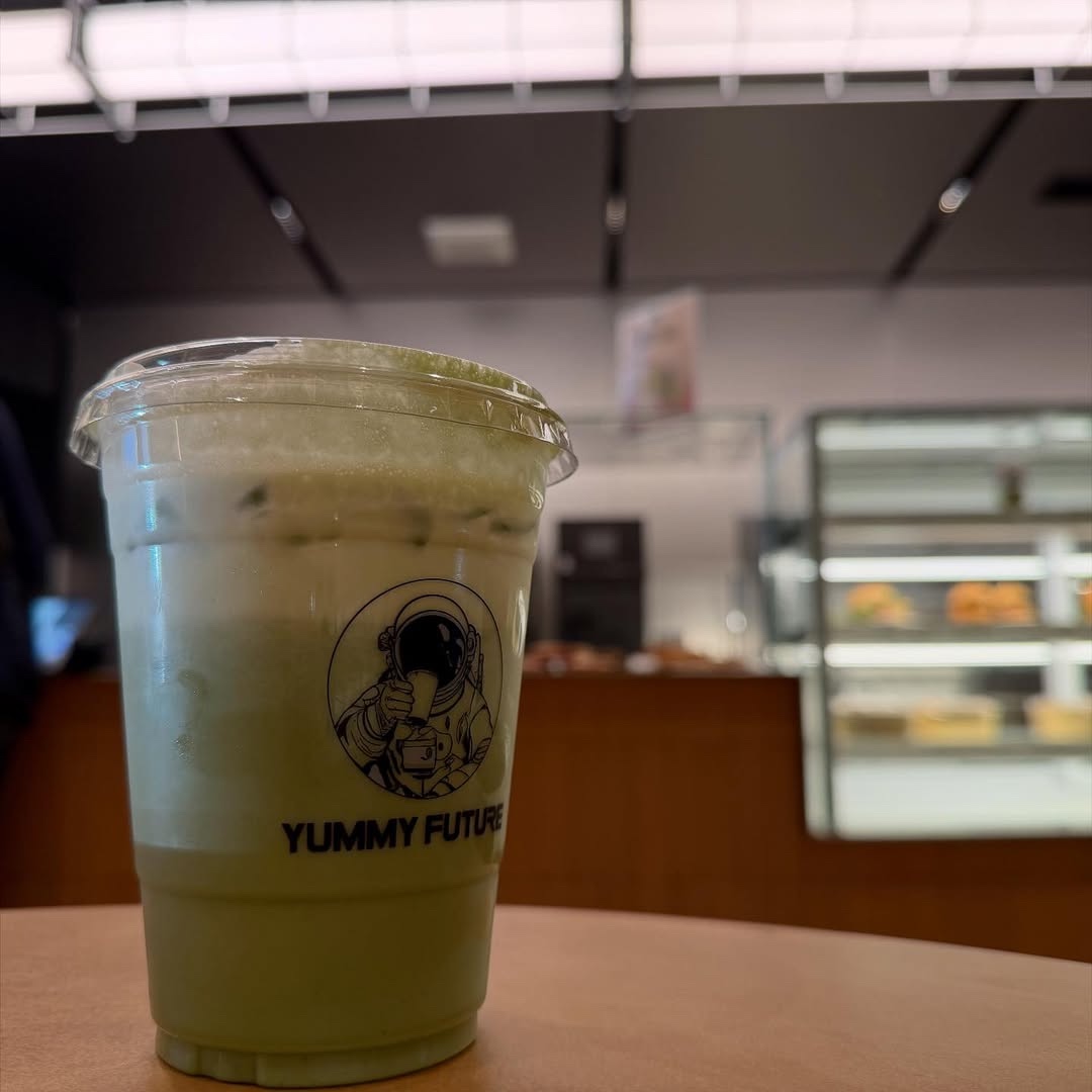 Signature strawberry matcha and chocolate cold brew drinks